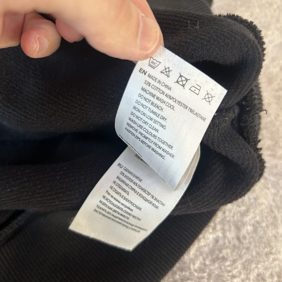 Varley Women's Medium Vine Gold Half Zip Black  Sweatshirt Pullover Oversized - Picture 3 of 8